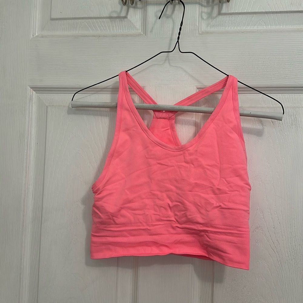 Z By Zella Crossback Women's M Medium Sports Pink Bra Nordstrom
